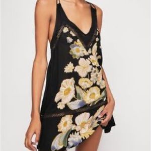 Free people floral willow dress tunic size XS